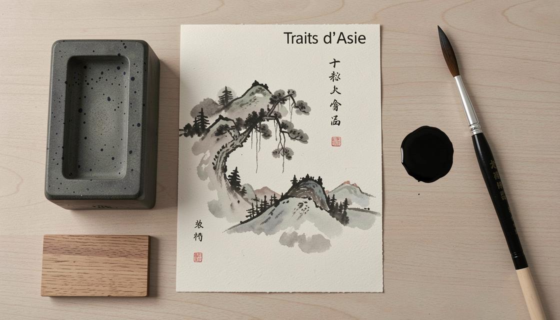 peinture chinoise moderne encre