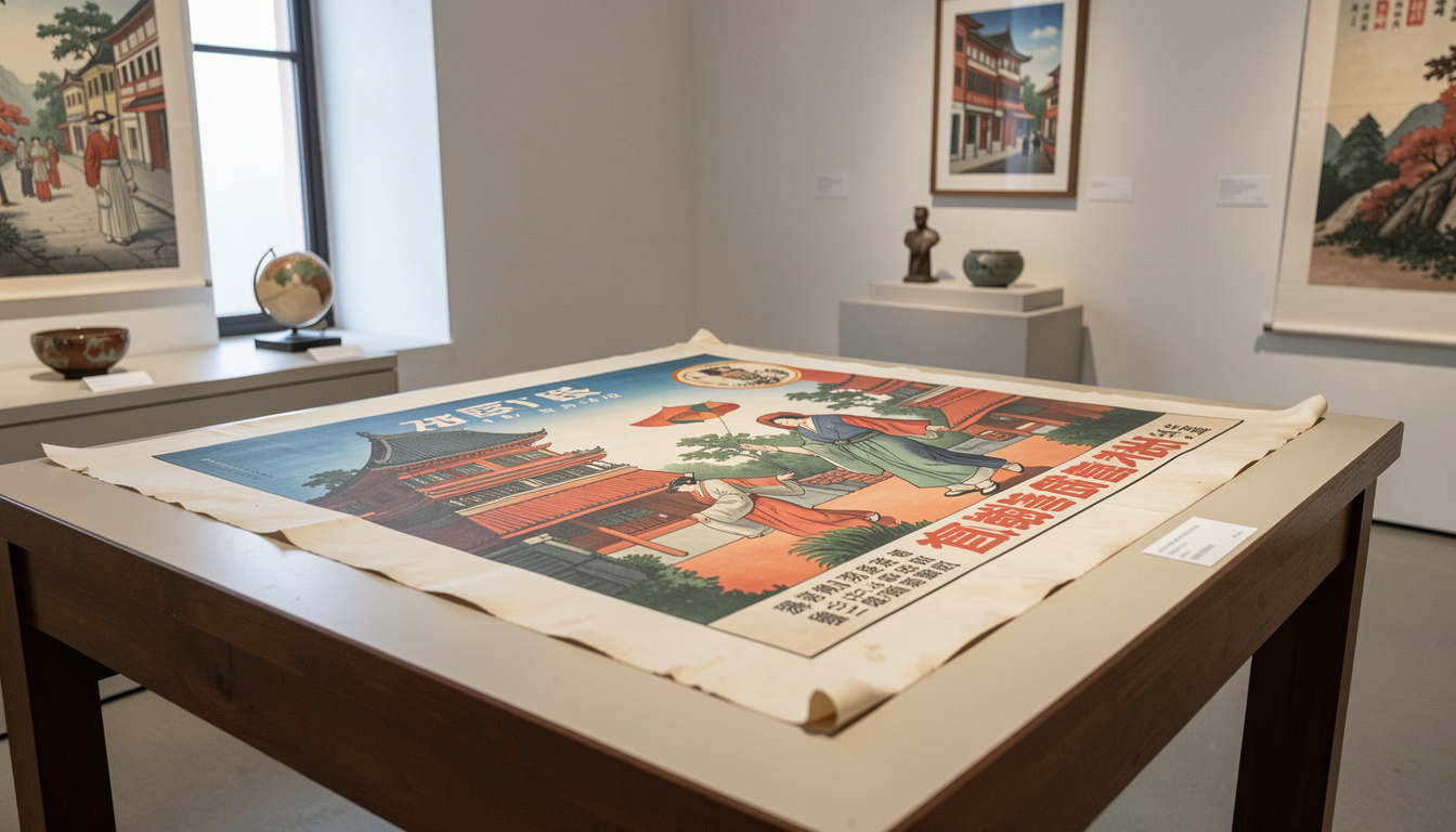 Affiches de Shanghai : composition originale de papier et d’encre